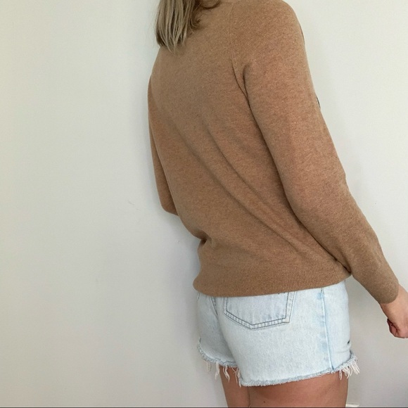Banana Republic Zebra Camel Sweater Crewneck M - Picture 3 of 3